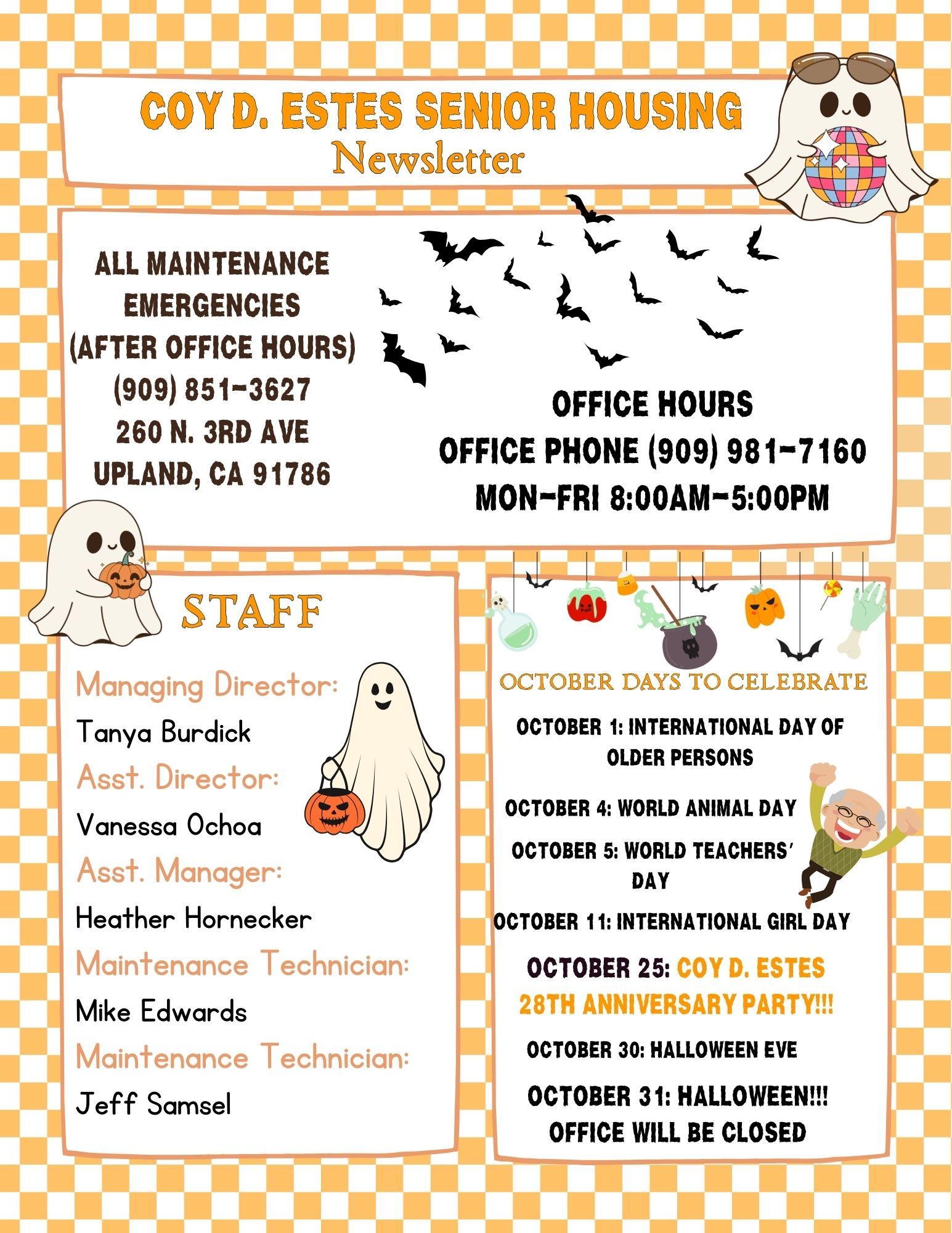 October 2025 Newsletter